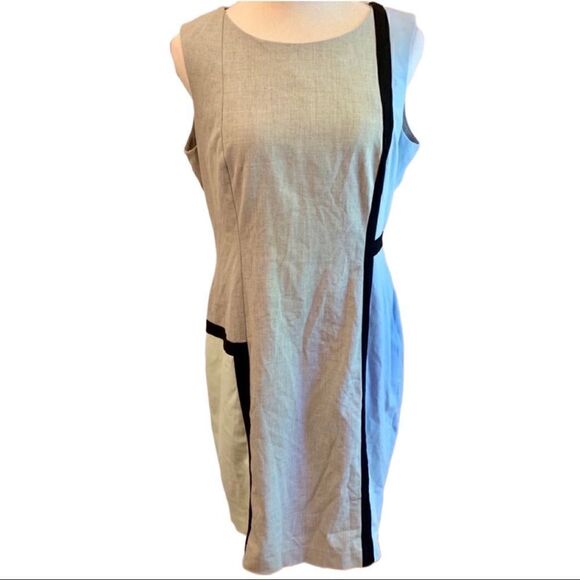Calvin Klein Sleeveless Shift Dress Sz 14 - Picture 1 of 7